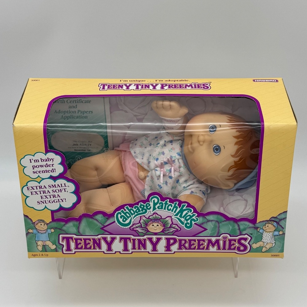 NIB Vtg Teeny Tiny Preemies Cabbage Patch Kids Jan Ashley 1992